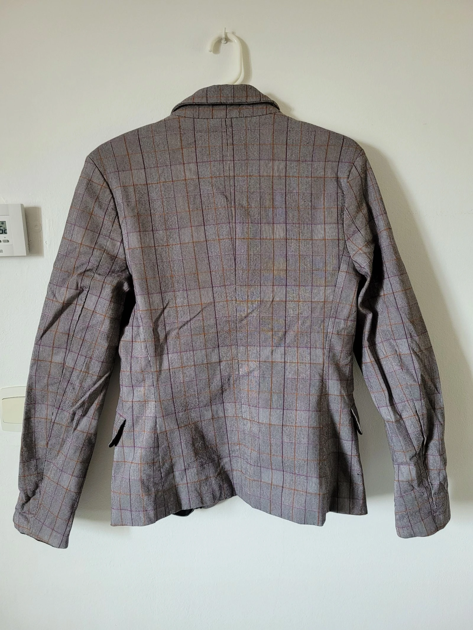 Blazer Cache Cache xadrez cinza/roxo – Tamanho 38 – photo 6